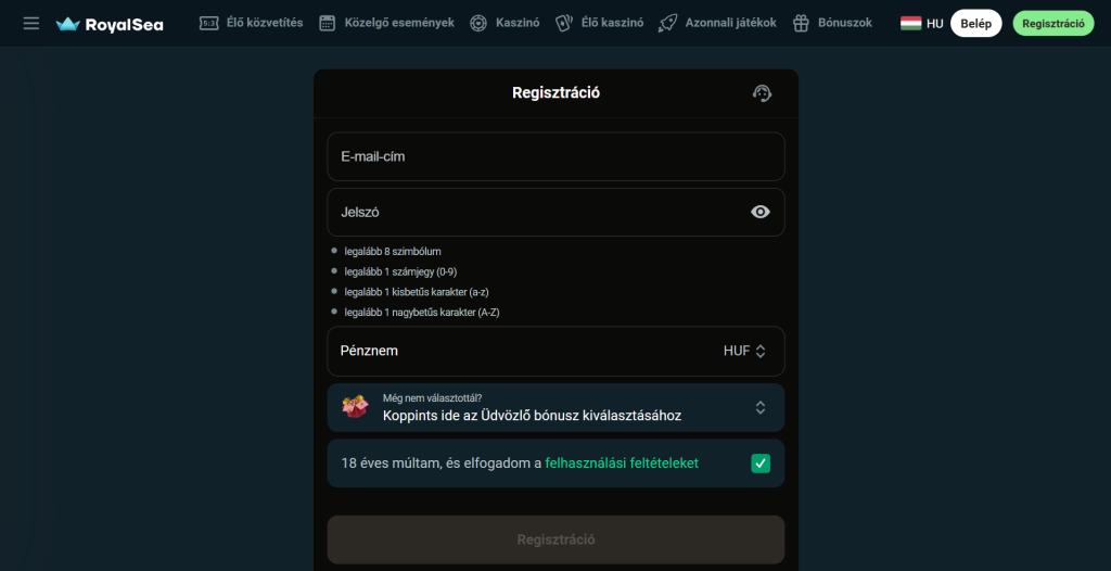 royalsea-registration